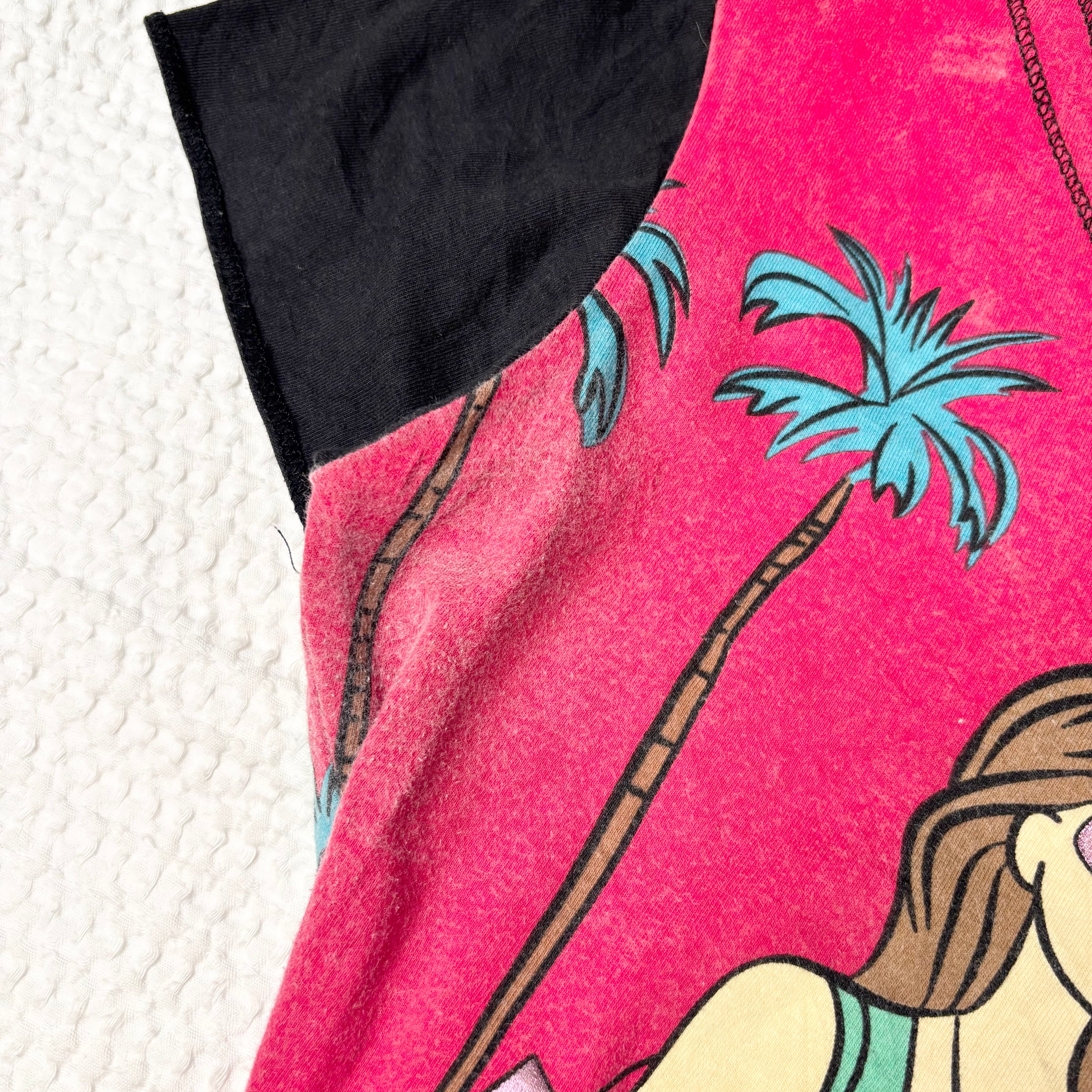 Custo Barcelona Asymmetrical Graphic Tee (M)