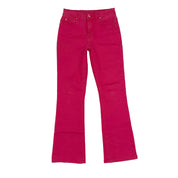 Pink Mid-Rise Jeans (S)