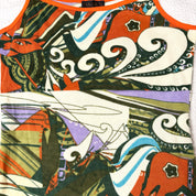 Hayes Abstract Horse Graphic Euro Mini Dress (S-M)