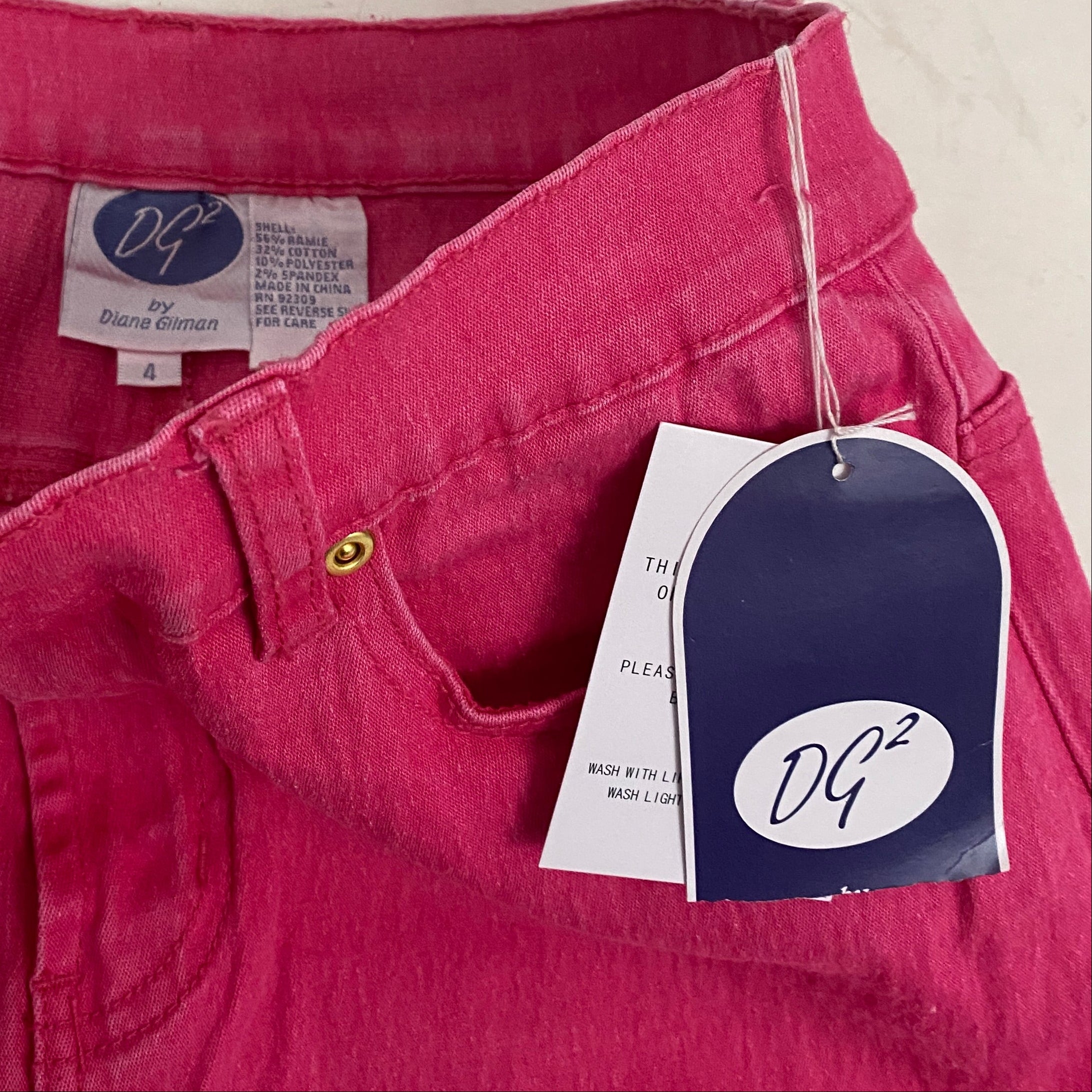 Pink Mid-Rise Jeans (S)