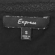 2000s Black Ruffle Mini Skirt (S/M)