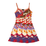 Hayes Rare Graphic Euro Babydoll Mini Dress (S)