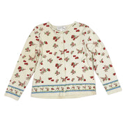90's Cherry & Strawberry Print Cardigan (L)