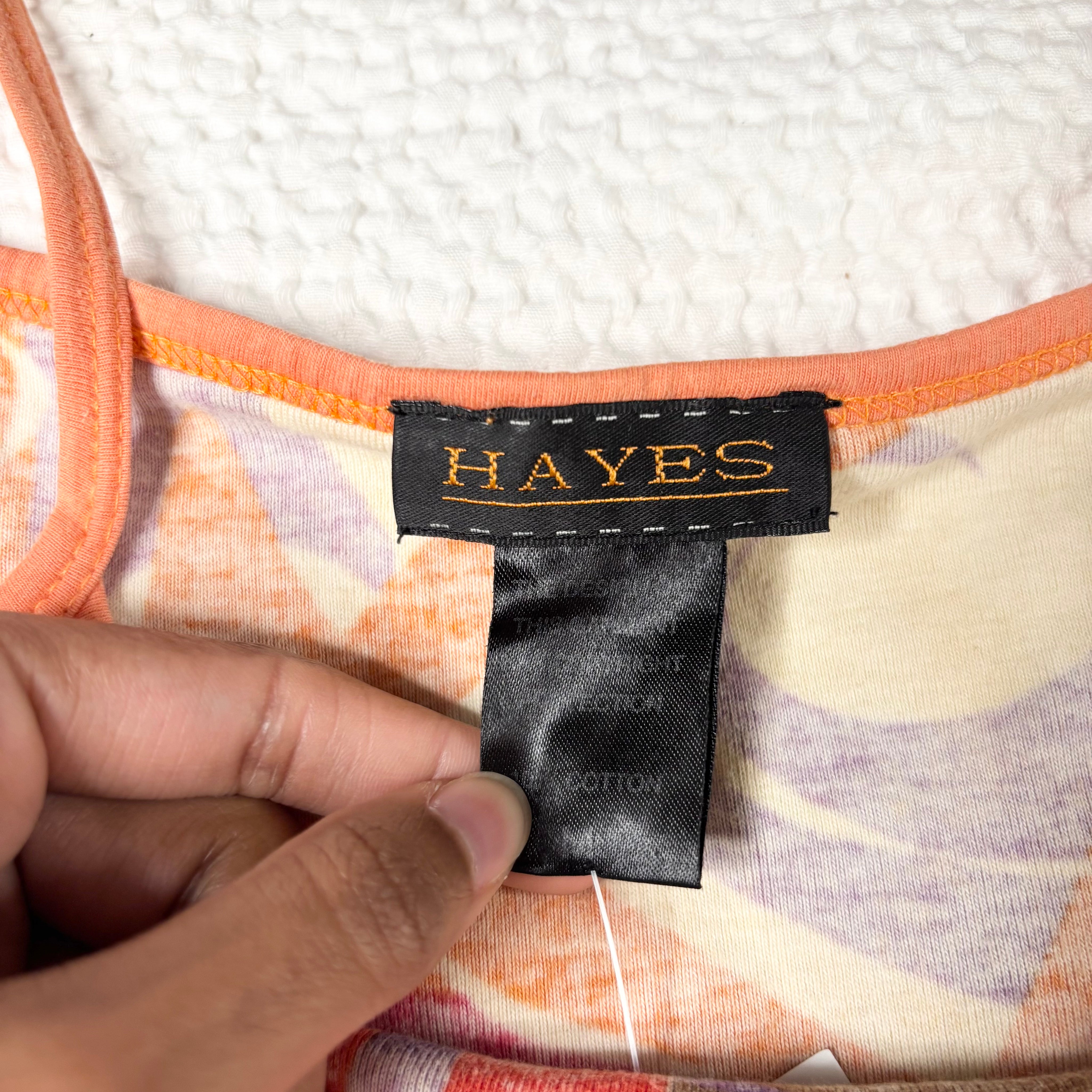 Hayes Rare Graphic Euro Babydoll Mini Dress (S)