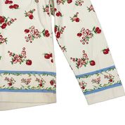 90's Cherry & Strawberry Print Cardigan (L)