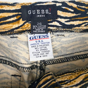 90's Guess Tiger Print Pants (S)