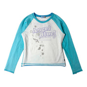 Angel Blue Raglan Long Sleeve (XS)