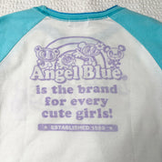 Angel Blue Raglan Long Sleeve (XS)