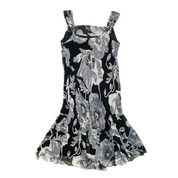 Chiffon Beaded Floral Whimsy Dress (XL)