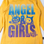 Angel Blue Orange Graphic Long Sleeve (XS-S)
