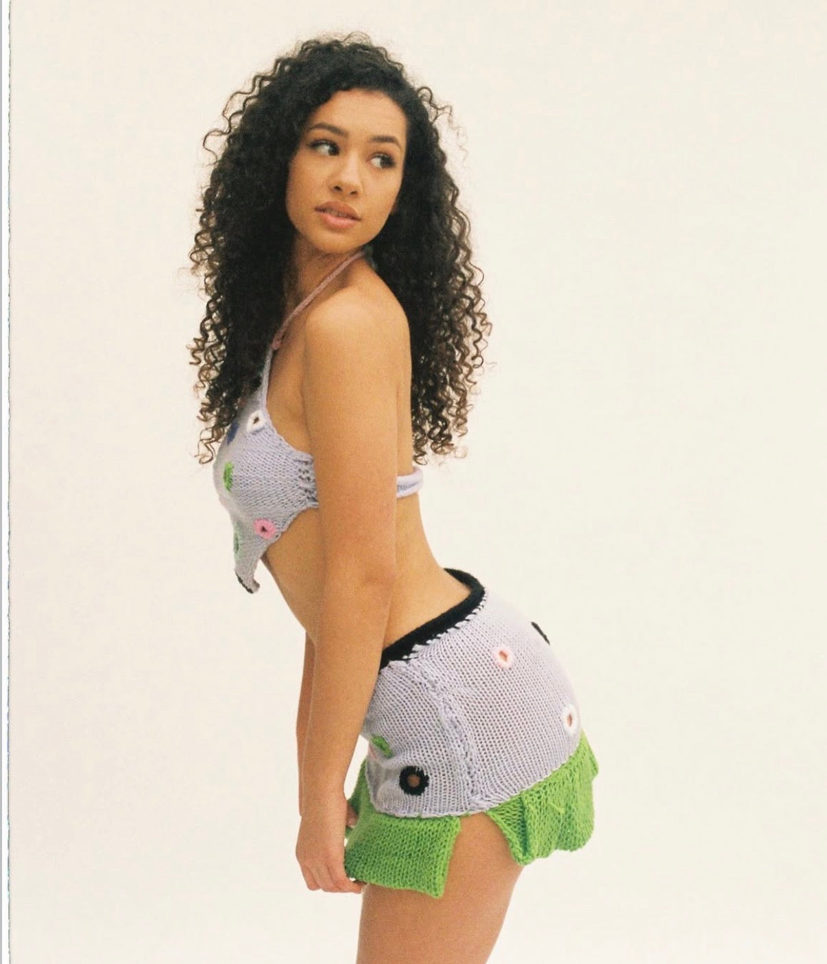 Hole Cut Set Lavender (XS-2XL)