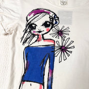 Instyle Portrait Graphic Baby Tee (S)