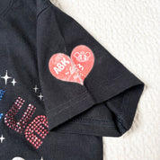 Deadstock Angel Blue bedazzled Tee (XS)