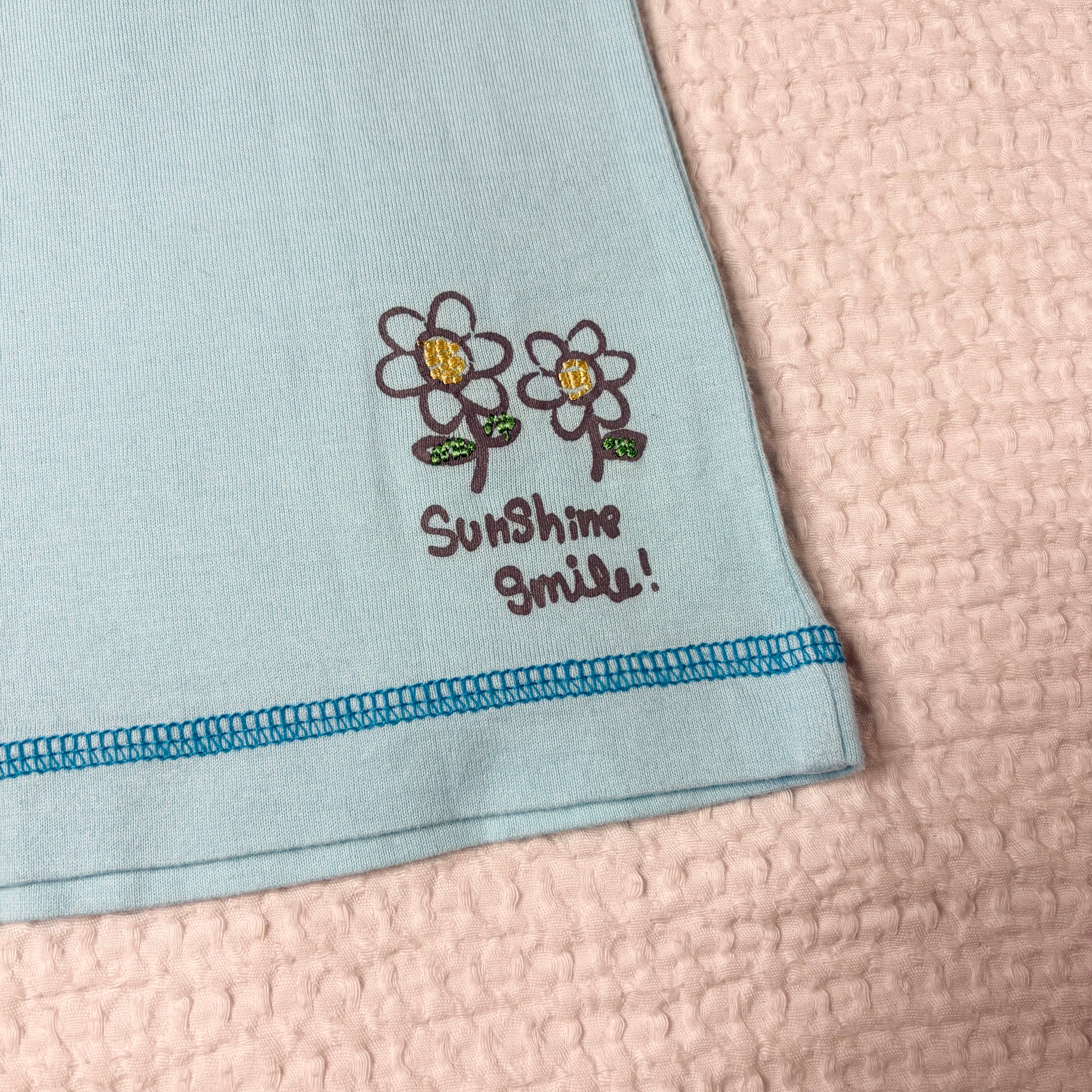 Angel Blue Graphic Half Sleeve (XS) – Holy Thrift