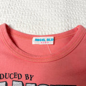 Angel Blue Pink Graphic Long Sleeve (XS)