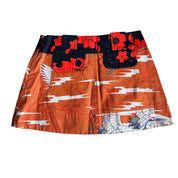 Deadstock Custo Floral Crane Mini Skirt (XS)