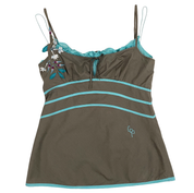 Cop Copine Cotton & Silk Layered Cami (XS/S)