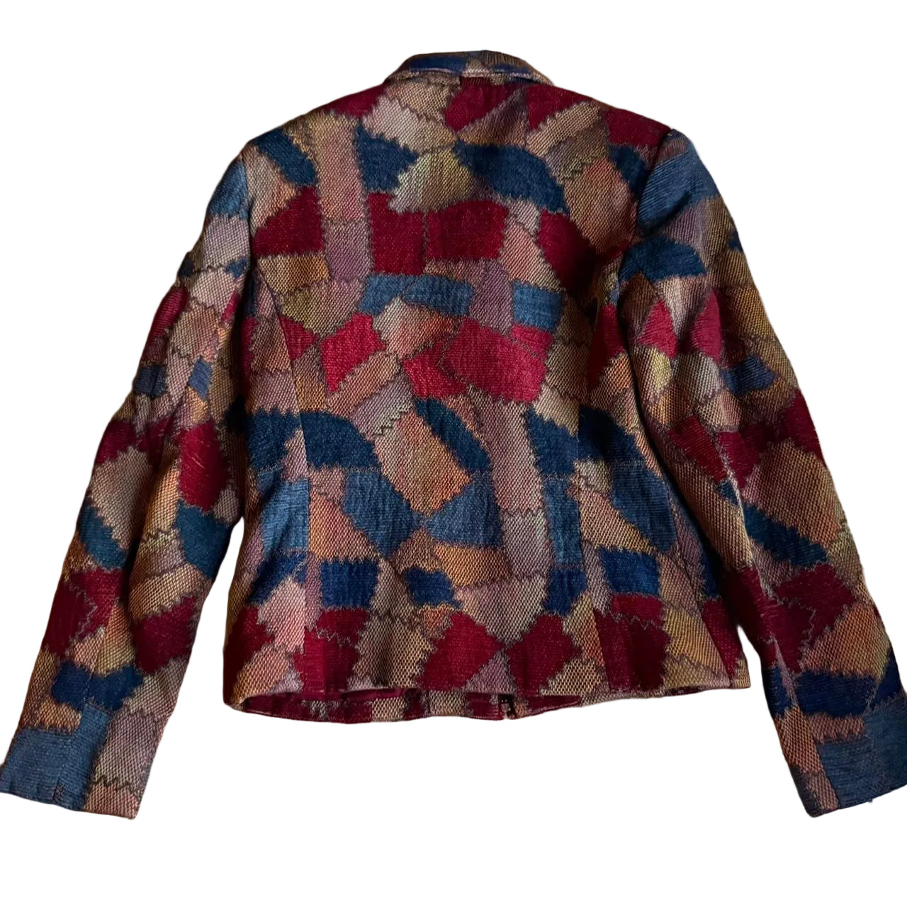 90’s Patchwork Tapestry Zip Jacket (S)