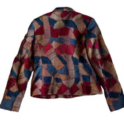 90’s Patchwork Tapestry Zip Jacket (S)