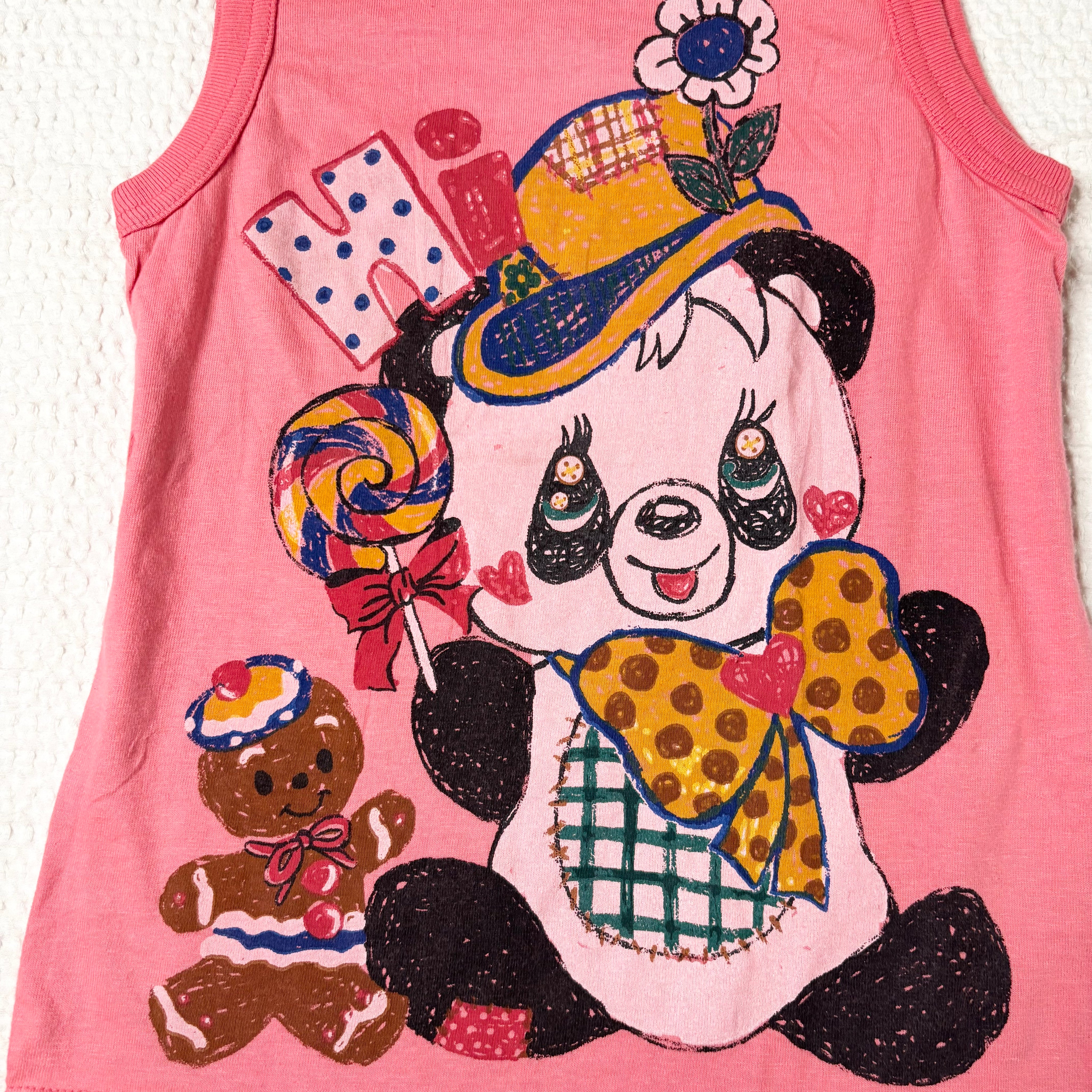 Grand Ground J-Fashion Panda Graphic Tank (XS-S)