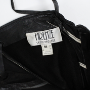 90s Leather Bustier Dress (S)