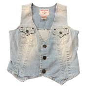 True Religion Striped Denim Vest (XS/S)