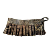 Upcycled Camo Pleated Mini Skirt-Belt (S-M)