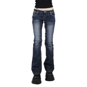 Y2K Distressed Flare Jeans (XS/S)