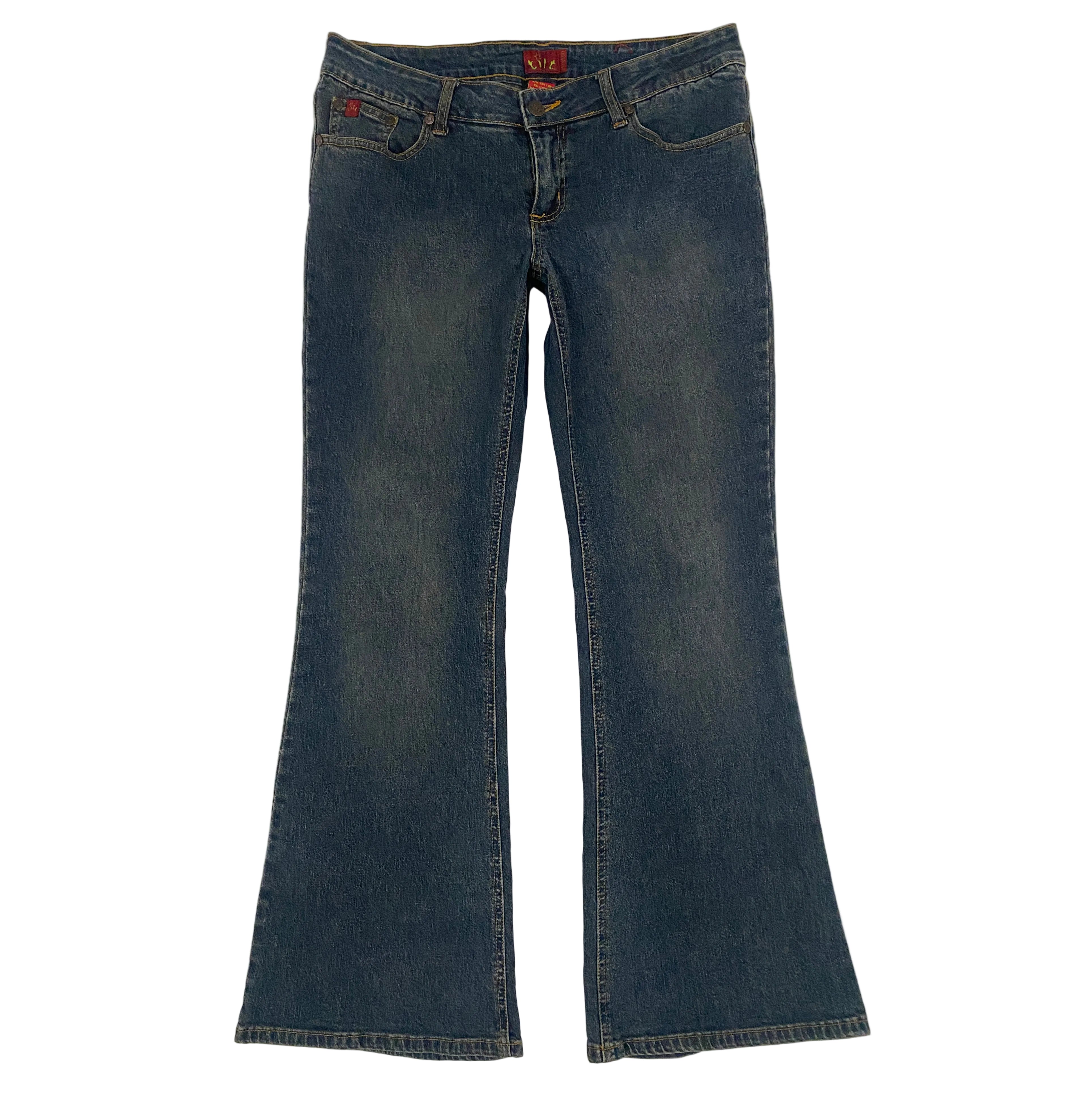 2000's Tilt Low Rise Flares (S/M)