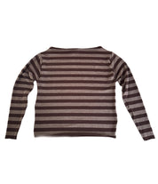 Chocolate Brown Striped Sweater (XS-XL)