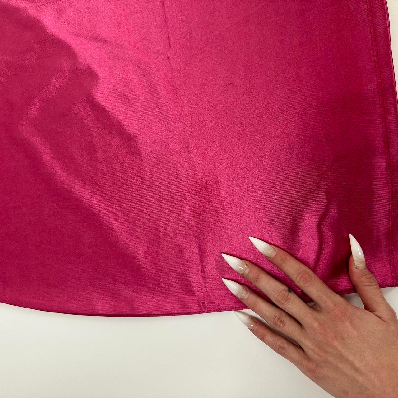 00s Metallic Pink Mini Dress (XS)