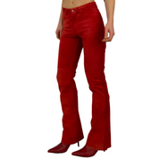Red Leather Pants (XS)