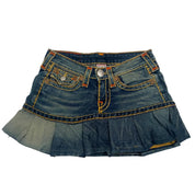 True Religion Custom Mini Skirt (XS)