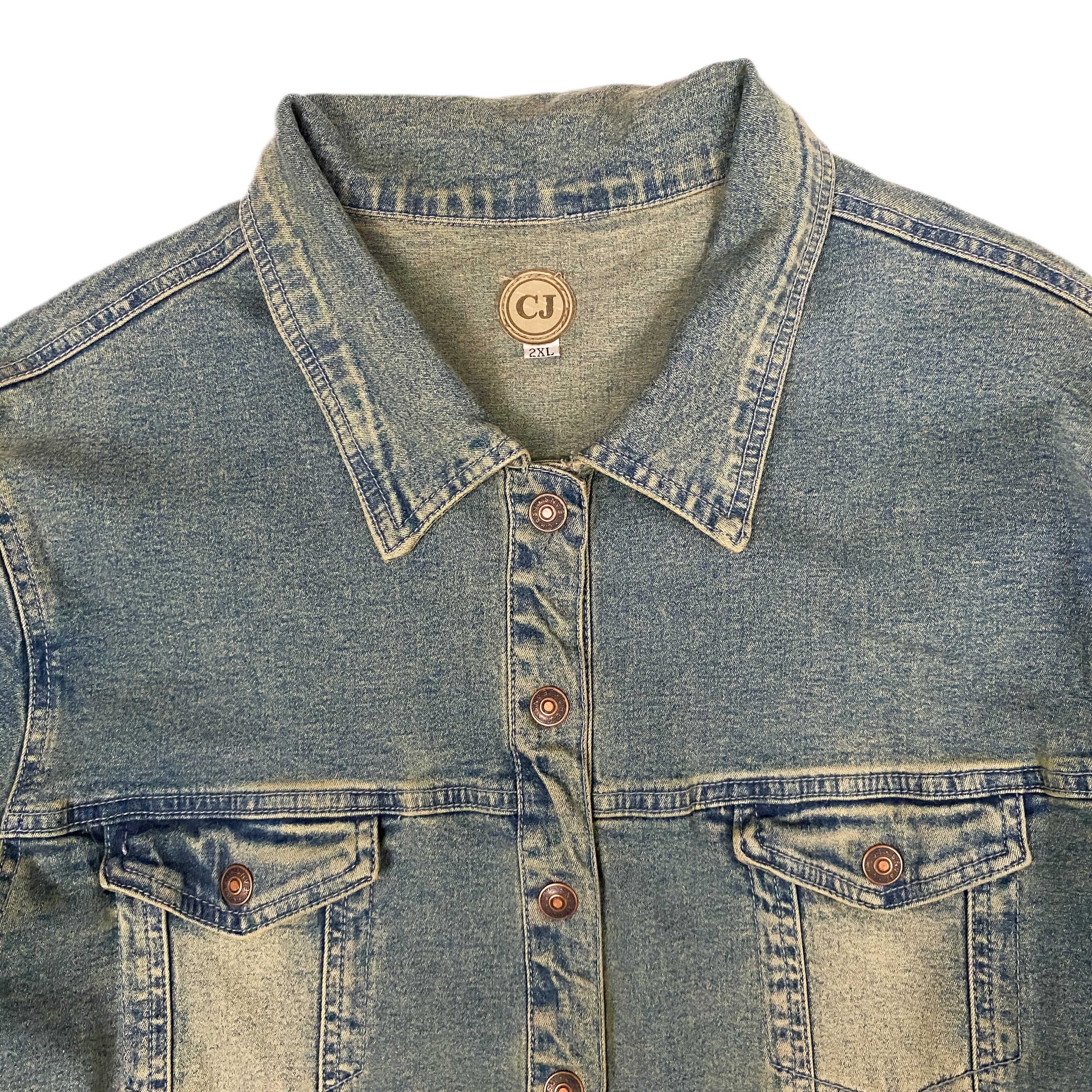 Funky Denim Jacket (2X)
