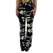 D&G Y2K Printed Jeans (XS/S)