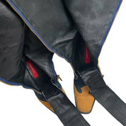 Miss Sixty 2000s Denim & Suede Knee High Boots (8)