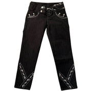 Deadstock Embellished Low Rise Capris (XS/S)