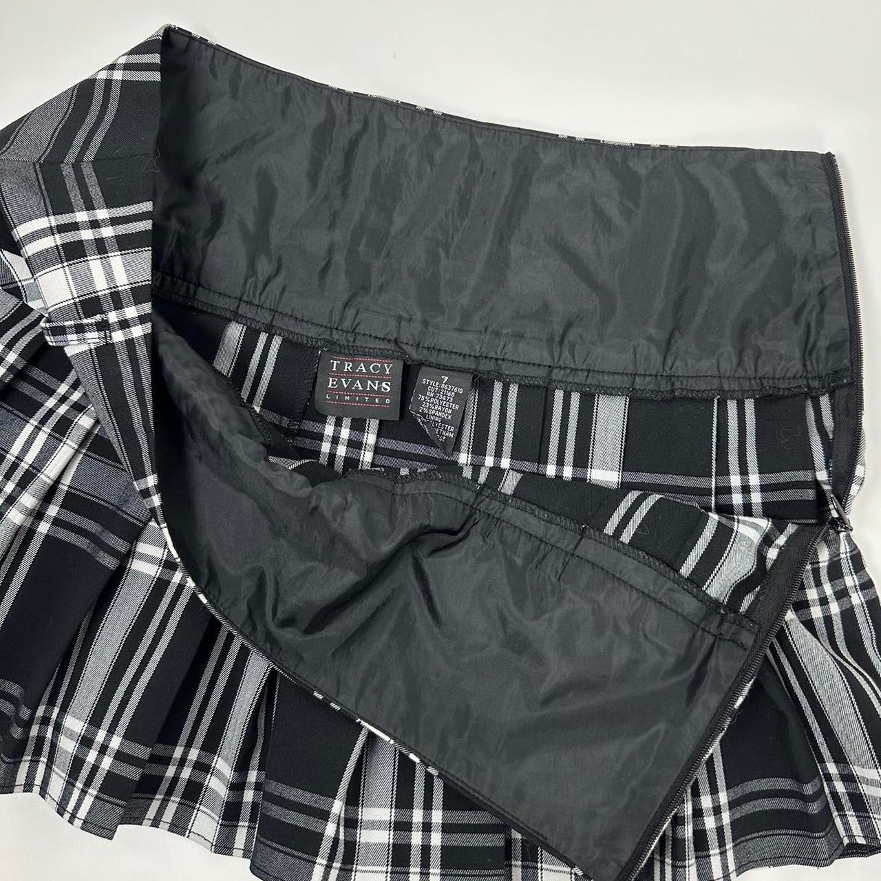 Y2K Plaid Mini Skirt (M)