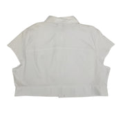 Cropped Cargo Button Down (3X)