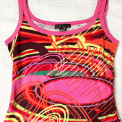 Hayes Abstract Graphic Euro Mini Dress (M)