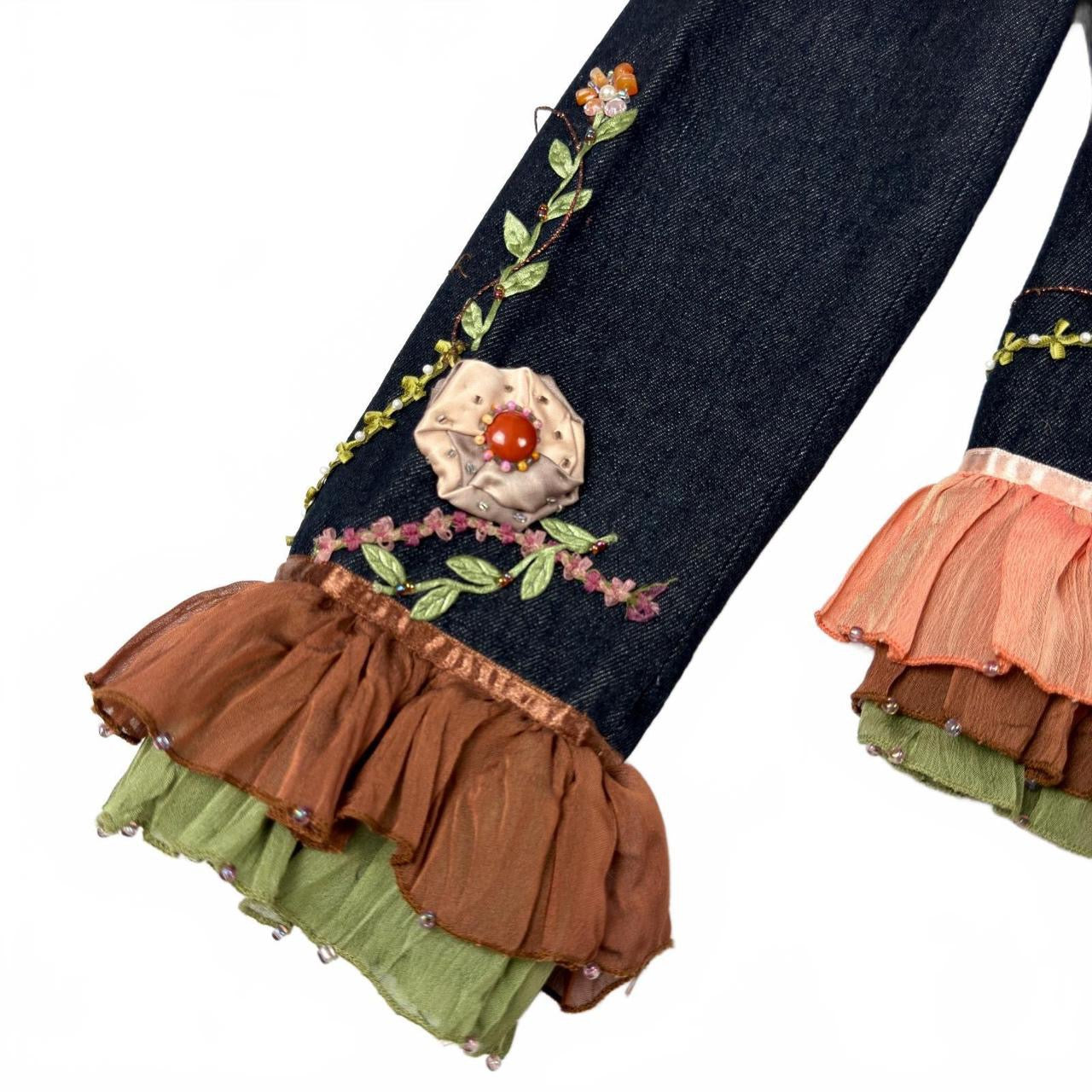 Mary Frances Embellished Denim Jacket (m)