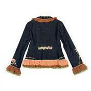 Mary Frances Embellished Denim Jacket (m)