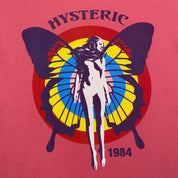 Hysteric Glamour Butterfly Girl Pin-Up Ringer Tee (S/M)