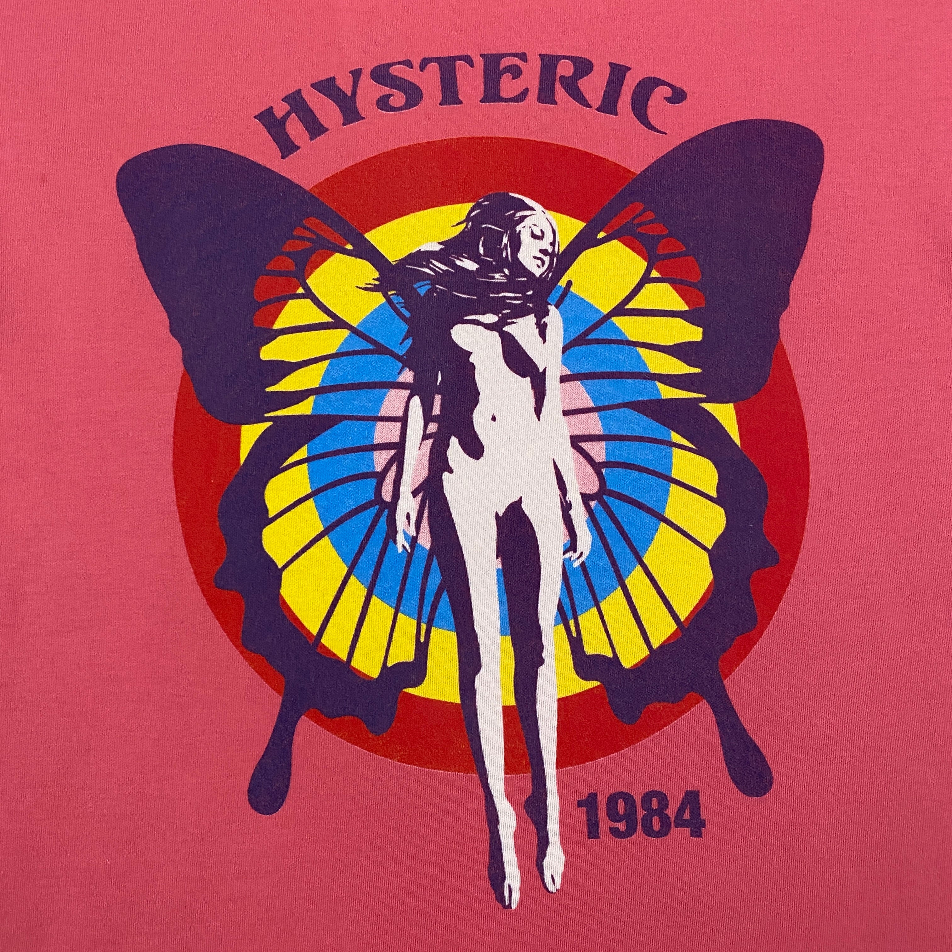 Hysteric Glamour Butterfly Girl Pin-Up Ringer Tee (S/M)
