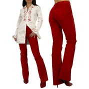 Red Leather Pants (XS)