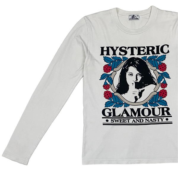 Hysteric Glamour Sweet & Nasty Long Sleeve Graphic Top (S/M