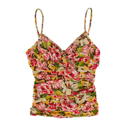 Floral Mesh Embellished Cami (S)