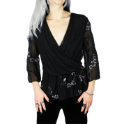 Italian Silk Y2K Top (M/L)