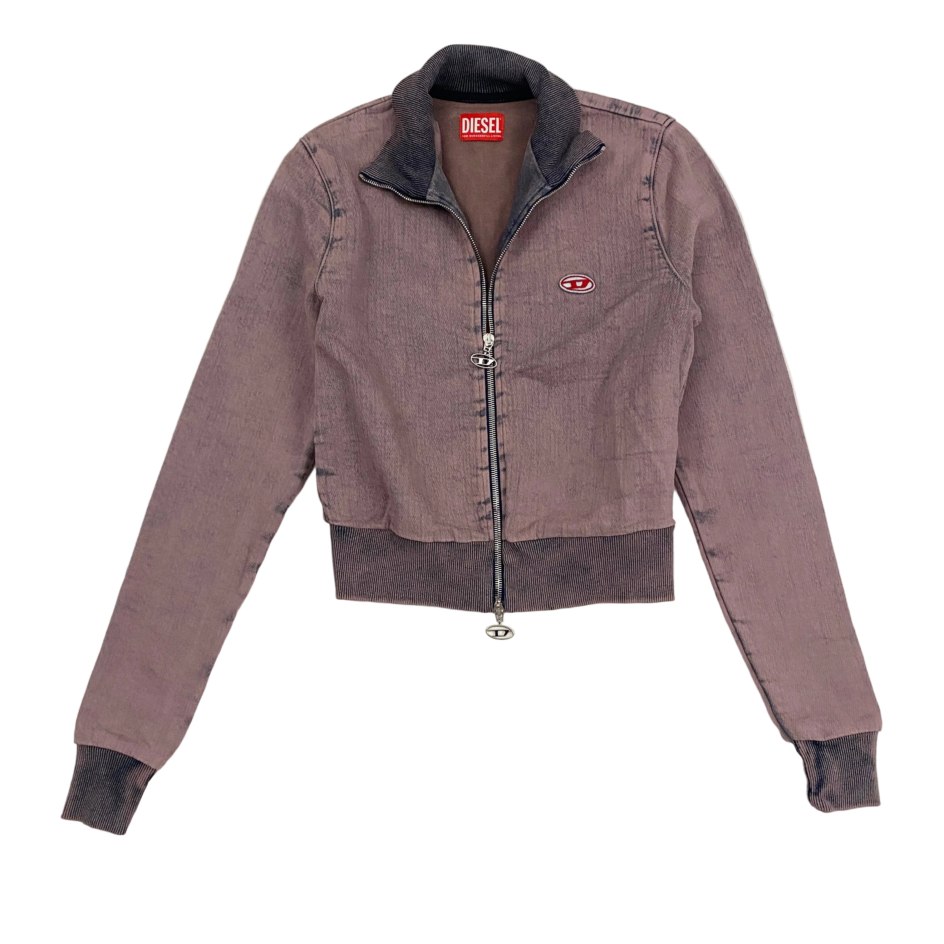 Diesel Purple Double Zip Jacket (M) – Holy Thrift
