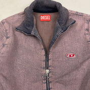 Diesel Purple Double Zip Jacket (M)